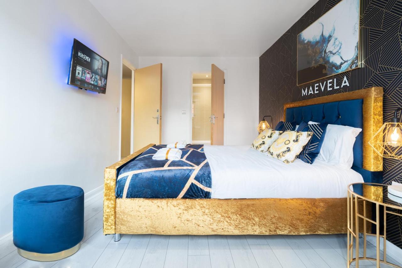 Maevela Apartments - Ultra Lavish Luxury 2 Bed Apartment City Centre - With Balcony - Free Secure Parking - Ps4 & Smart Tv'S Birmingham Eksteriør bilde